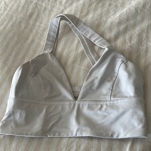 Lululemon white sports bra